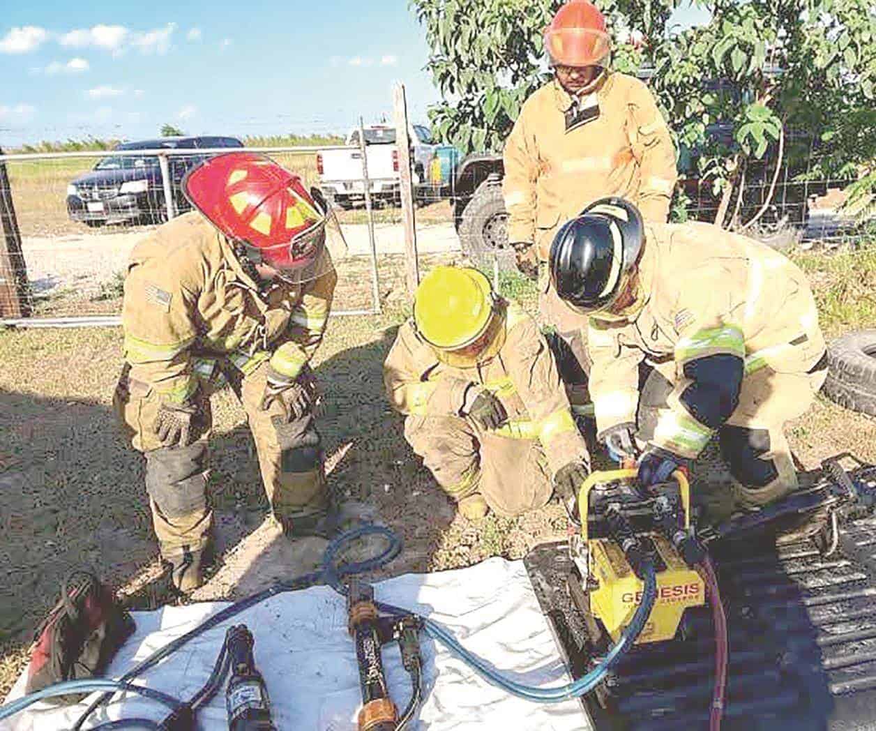 Se capacitan los bomberos