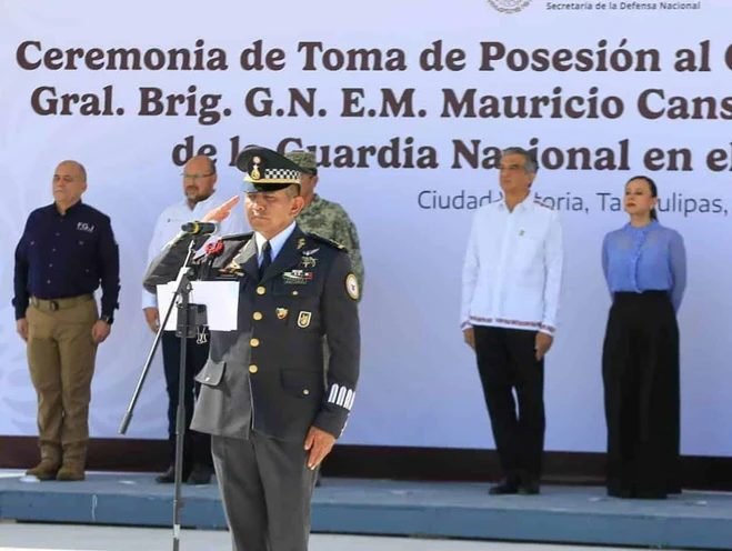  Asume Cansino Báez mando de la Guardia Nacional en Tamaulipas