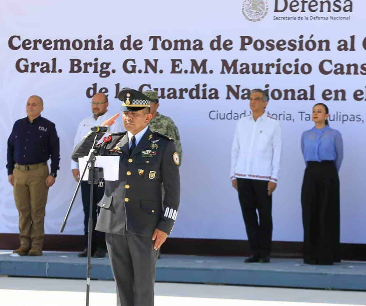  Asume Cansino Báez mando de la Guardia Nacional en Tamaulipas