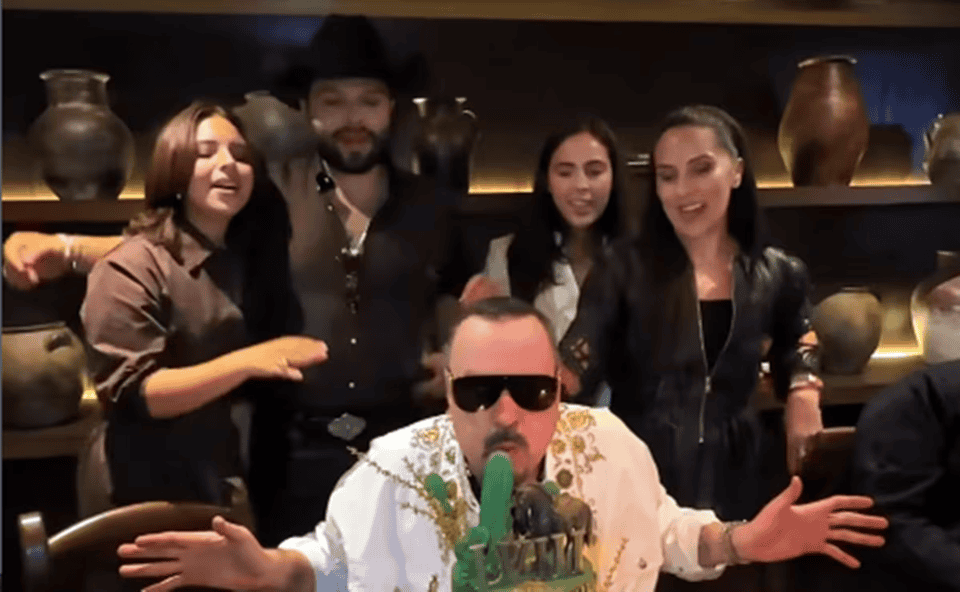 Festeja Pepe Aguilar su cumpleaños entre familia y música