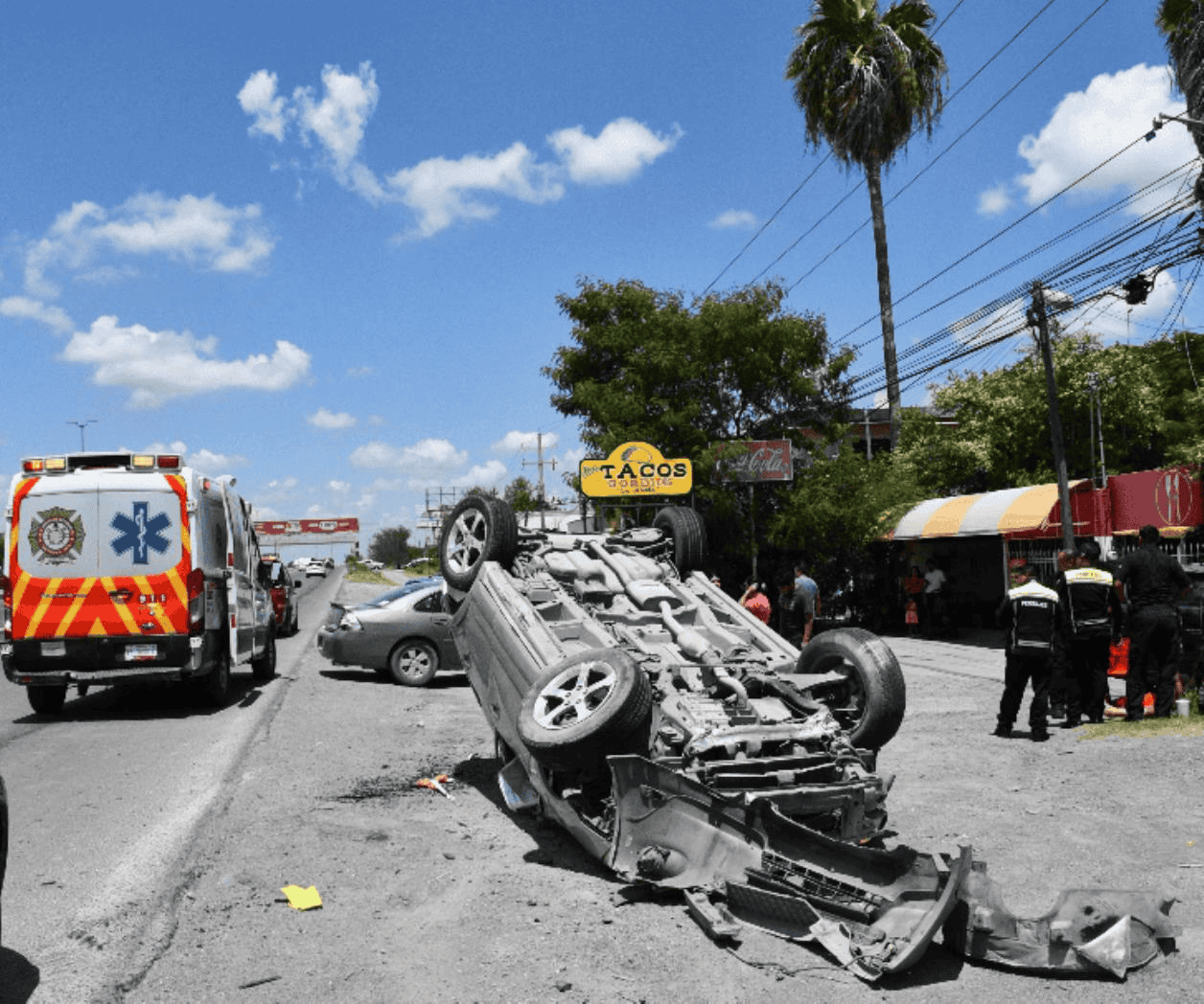 Accidente vial deja una lesionada en La Escondida