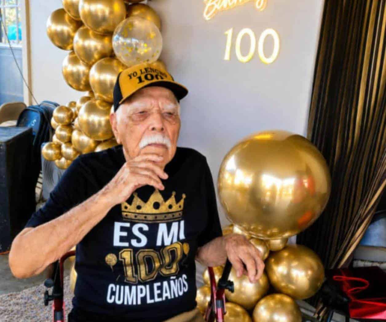 Celebran Lorenzo 100 años de vida