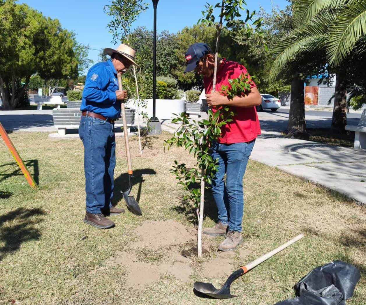 Realizan limpieza en Parque de RB