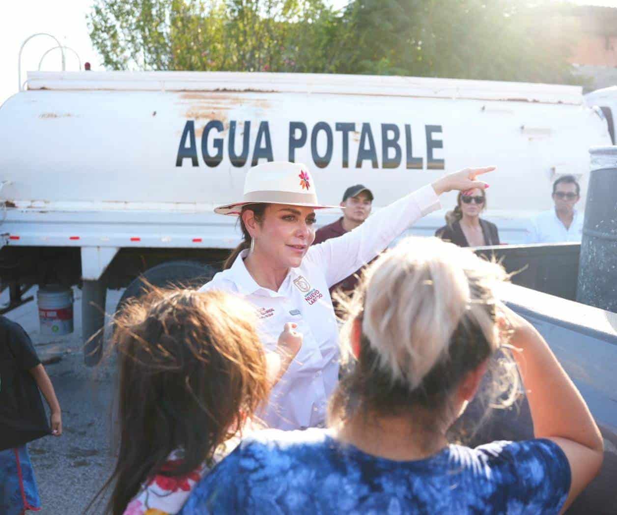 Refuerzan suministro de agua en Nuevo Laredo
