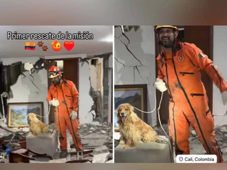 Topos Azteca realizan primer rescate en Colombia