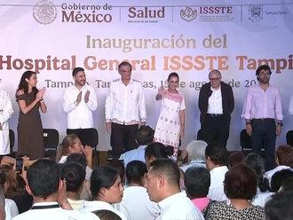  Inauguran nuevo Hospital General del ISSSTE en Tampico