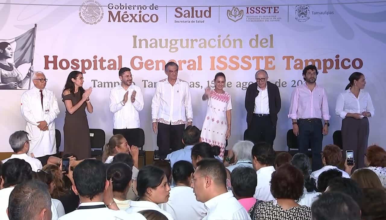  Inauguran nuevo Hospital General del ISSSTE en Tampico