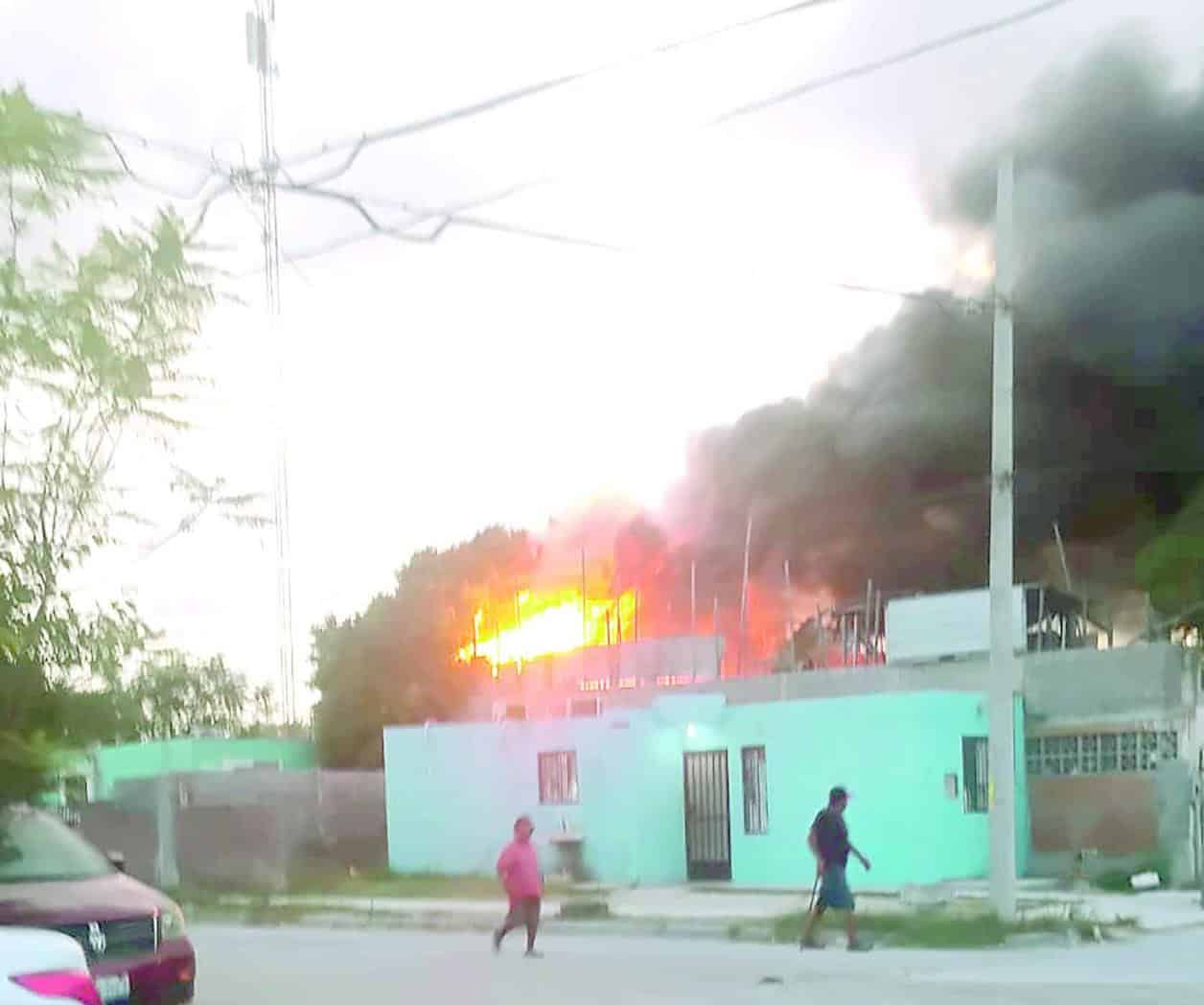 Consume incendio planta alta