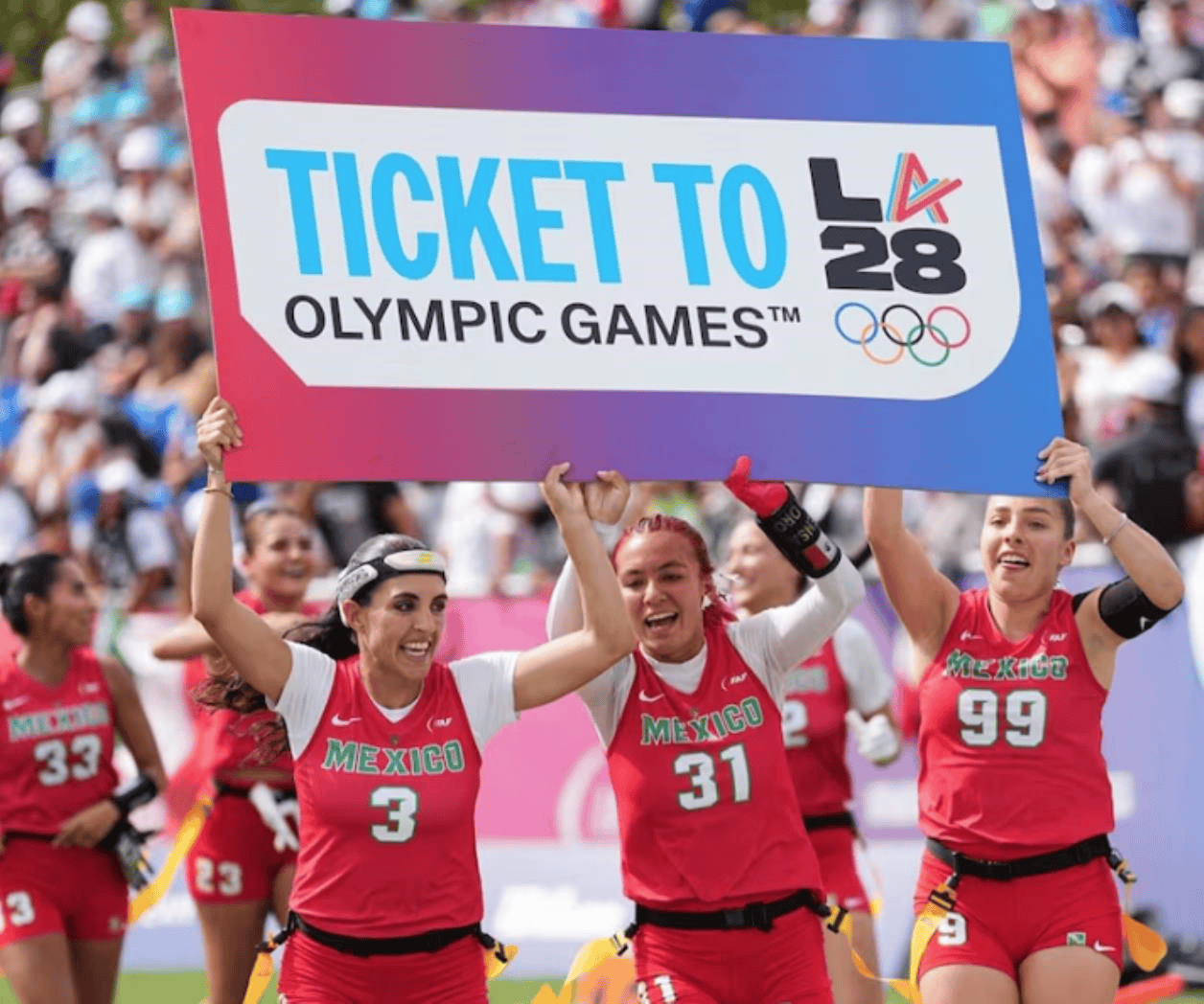México hace historia y clasifica a JO2028 en Flag Football Femenil