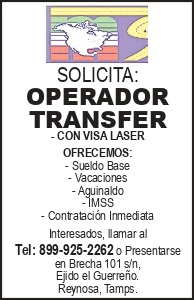 (LOGO) SOLICITA: *OPERADOR 