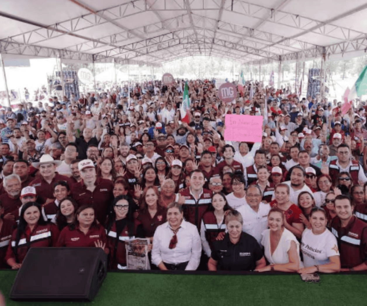 Municipio de García reúne a 4 mil personas en asamblea