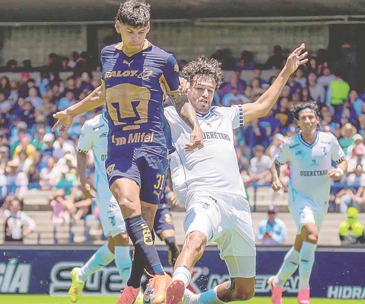 Pumas empata con Querétaro en un partido sin goles Pumas empata con Querétaro en un partido sin goles