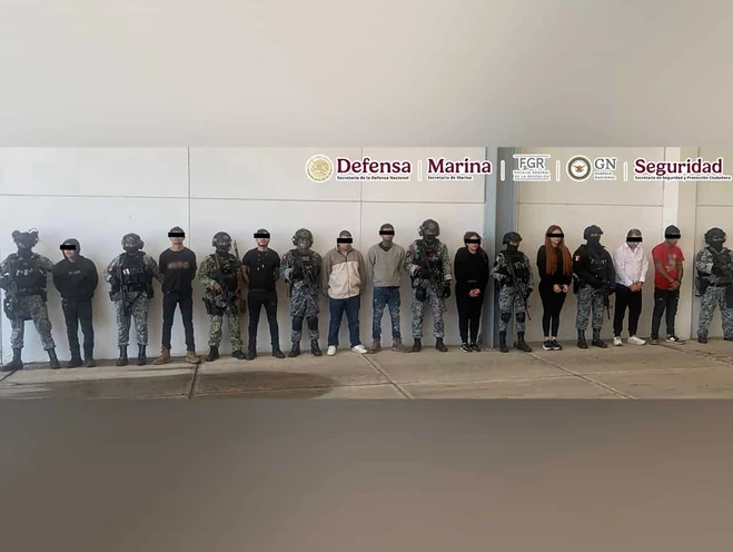  Detienen a nueve integrantes de grupo criminal en Michoacán