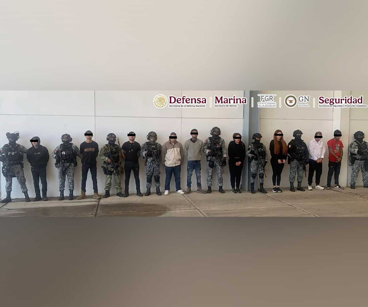  Detienen a nueve integrantes de grupo criminal en Michoacán