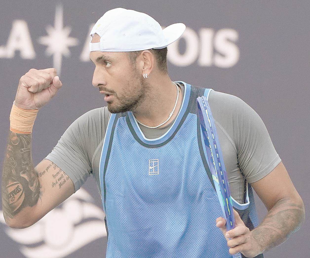 Nick Kyrgios suspendido tras positivo por cocaína
