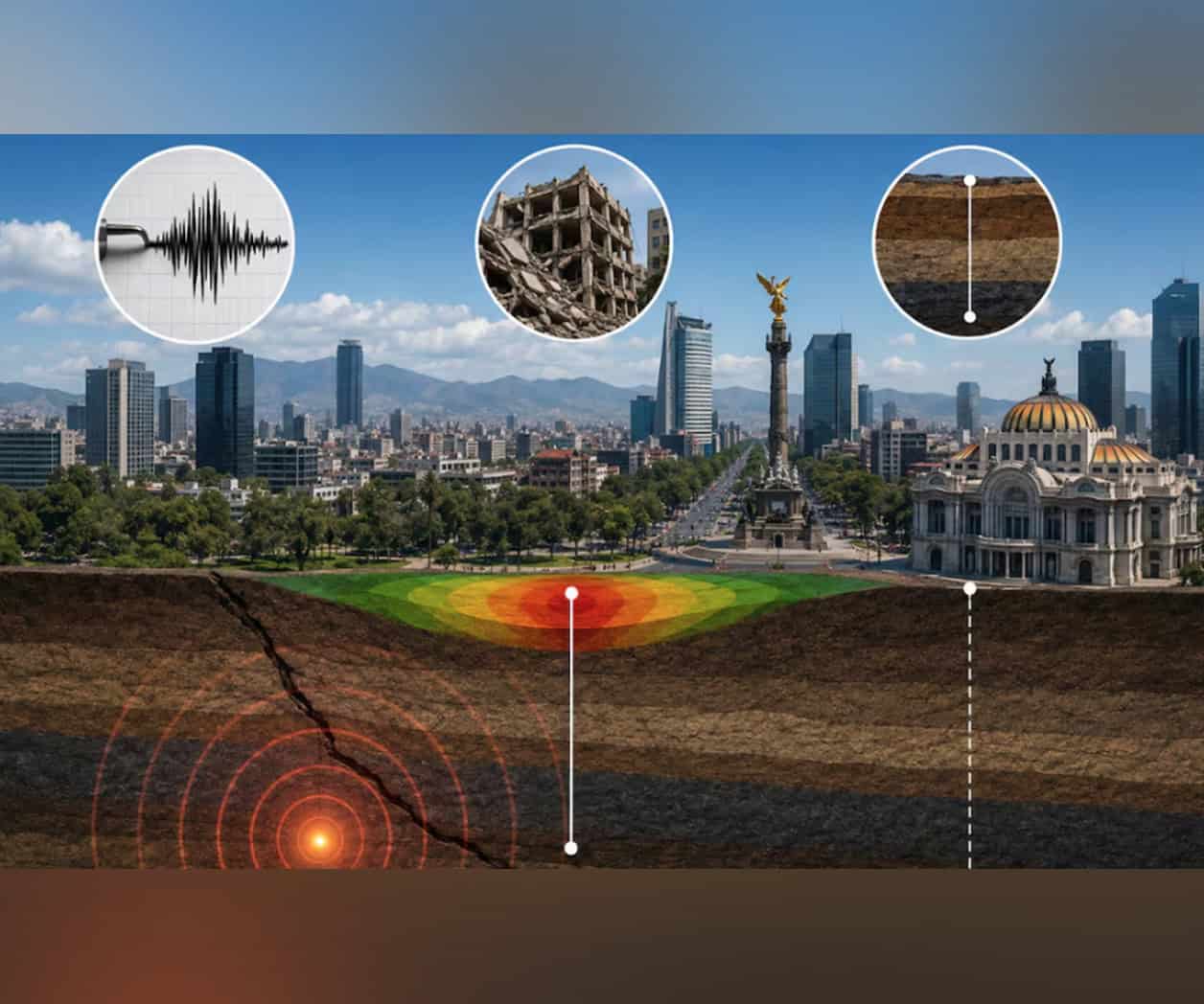 Diferencia entre magnitud, intensidad y profundidad en un sismo