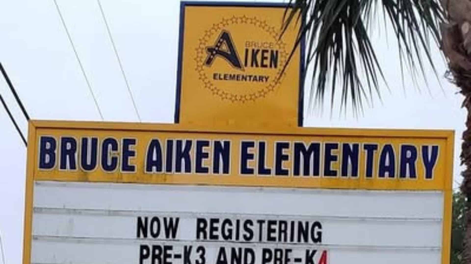 Encuentran arma en Primaria Aiken