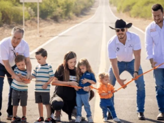 Samuel García inaugura nueva vialidad; carretera conectará las presas