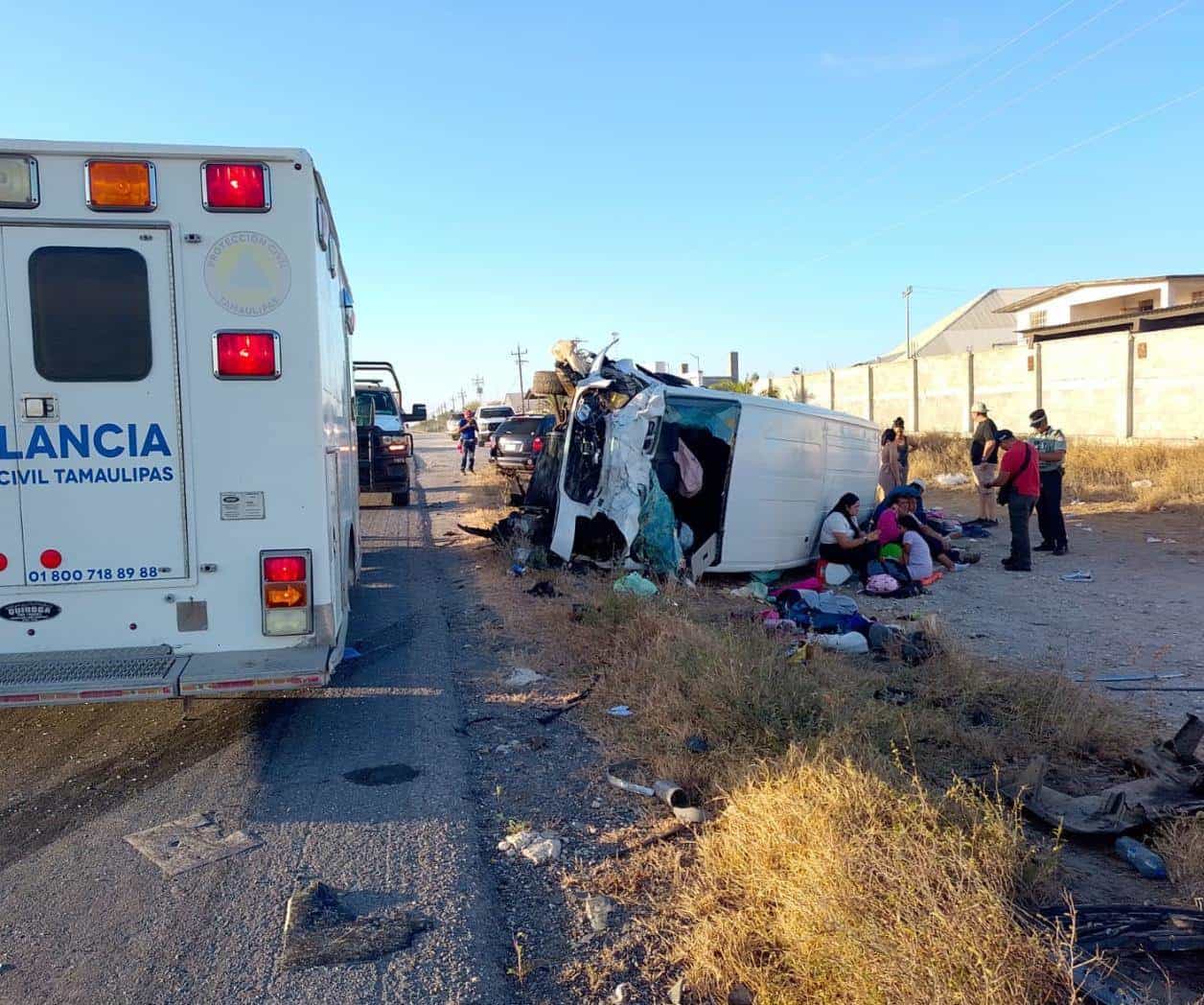  Chocan en la San Fernando-Reynosa: un muerto y 12 heridos
