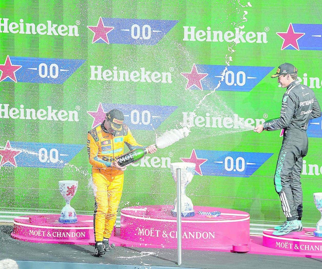 Lando Norris gana el Gran Premio de los Países Bajos en Zandvoort