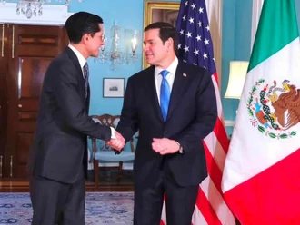 Velasco resalta soberanía en reunión con Marco Rubio