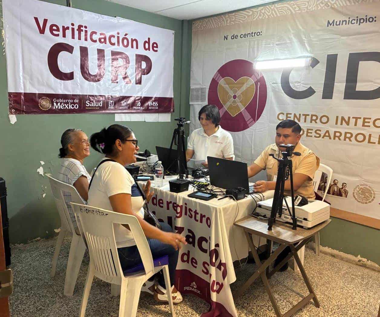  Instalan módulo móvil para la Credencial de Salud en Río Bravo