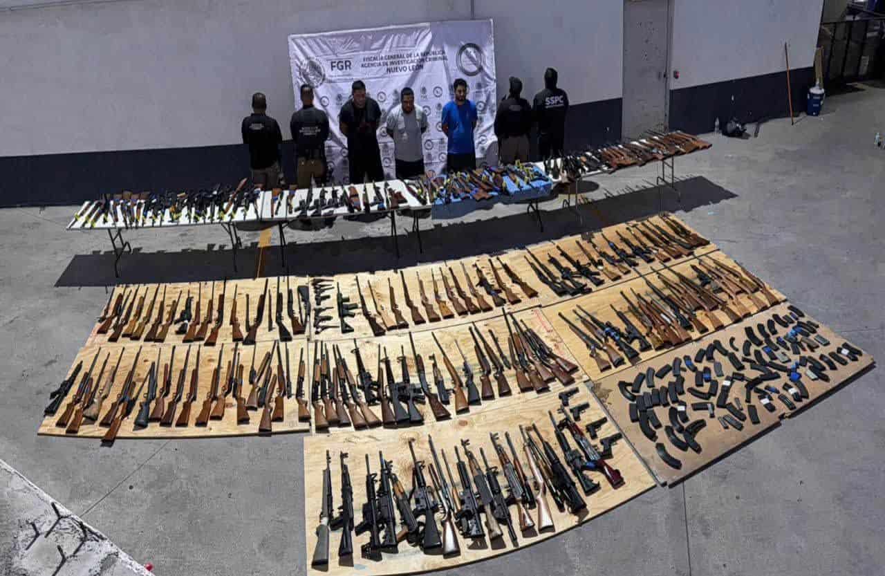 Decomisan 210 armas de alto poder en la Monterrey-Laredo