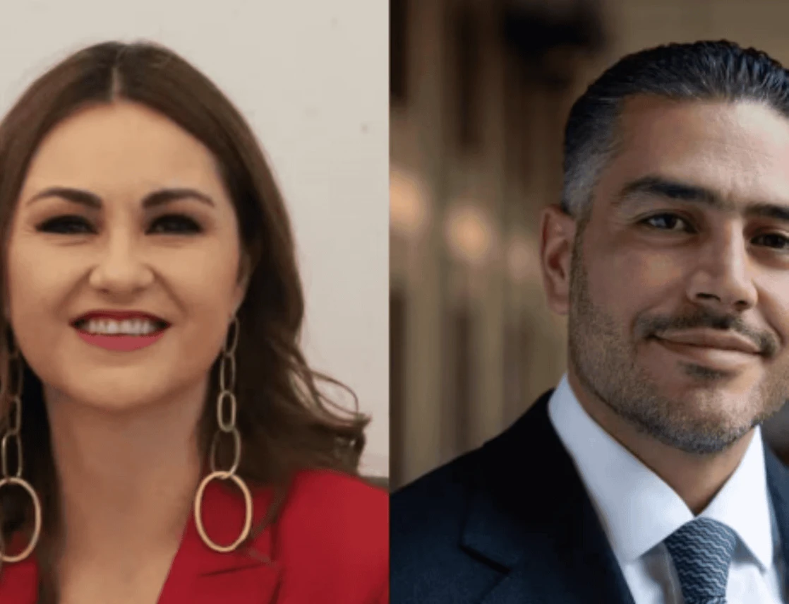 Harfuch se reúne con la senadora Geovanna Bañuelos en Zacatecas