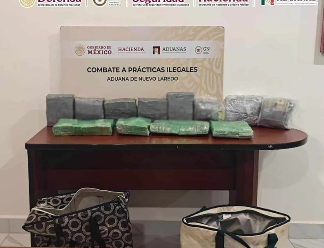  Decomisan 769 mil dólares no declarados en Nuevo Laredo