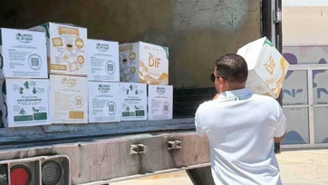 Llegan despensas para apoyar familias