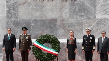 Sheinbaum conmemora a los Niños Héroes de Chapultepec