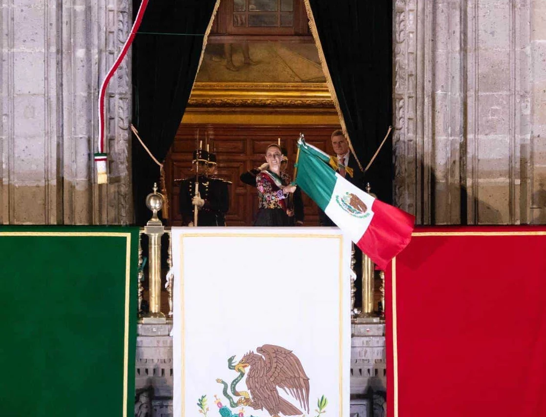 Encabeza Sheinbaum el Grito de Independencia en el Zócalo