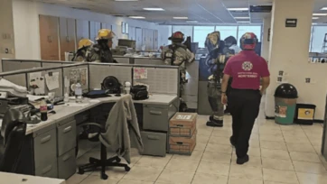 Evacúan 209 trabajadores por conato de incendio en SAT Monterrey