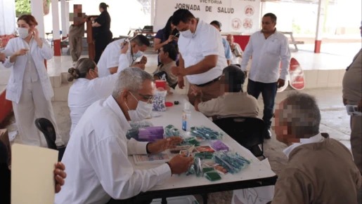 Atienden salud de 150 internos en el CEDES Victoria