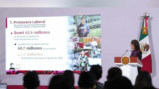 Suma México 1.3 millones de nuevos empleos en un año