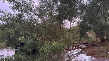  Dejan lluvias colonias anegadas y apagones en Río Bravo