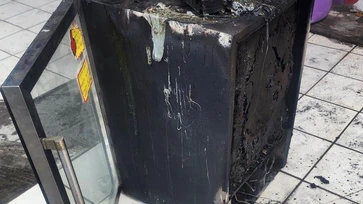 Se incendia peluquería