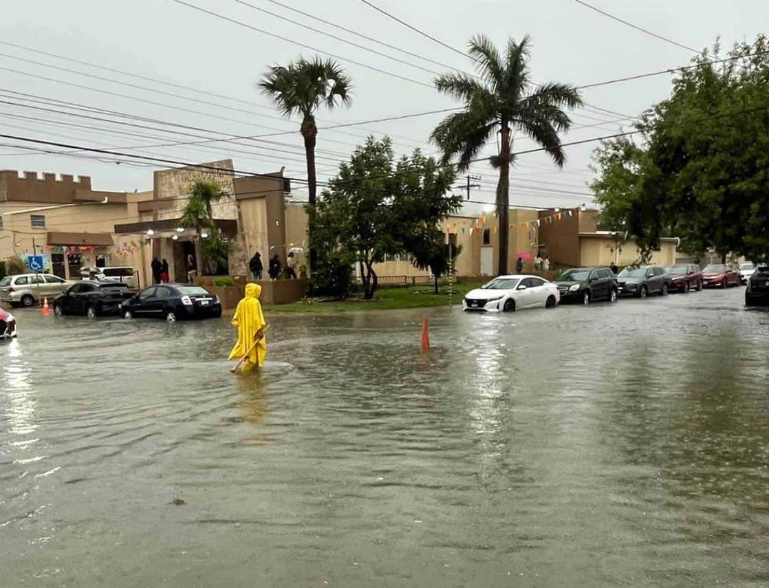 Bajo el agua 93 colonias de Matamoros por lluvias