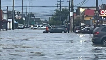 Pausa lluvia; siguen colonias anegadas