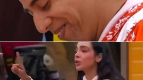 Manelyk González arrebata a Kevin Bicolor el plato de comida