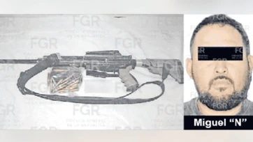 FGR sentencia a Miguel ‘N’ por portación ilegal de arma