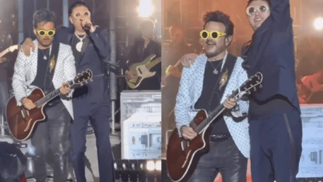 Aleks Syntek y Dani Flow sorprenden al cantar juntos en León