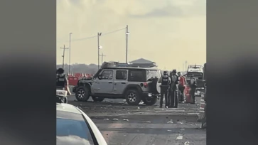 Conductora vuelca y destroza retén militar en Tamaulipas