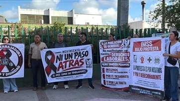 Denuncian enfermeros del IMSS en Matamoros sobrecarga laboral