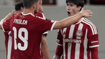 Remate de La Hormiga González le da triunfo al Olympiacos