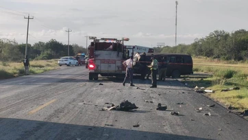 Muere automovilista en choque sobre la San Fernando-Reynosa